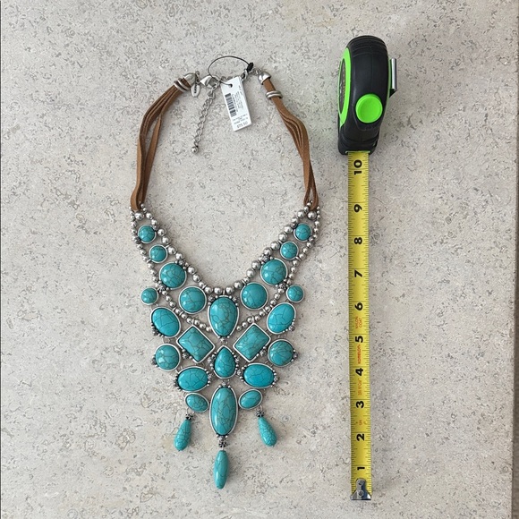 Chico's Turquoise and Silver Necklace - Picture 2 of 2